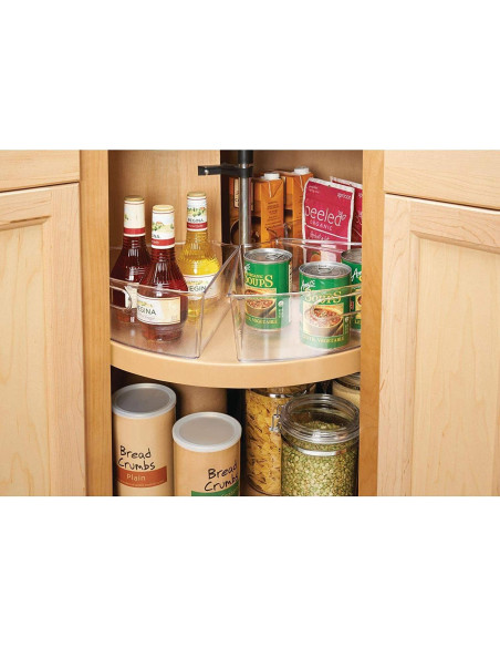 Conjunto de Organizadores Oubonun Lazy Susan 4 Piezas 25.9x23.9 cm Conjunto de Organizadores Oubonun Lazy Susan 4 Piezas 25.9x23.9 cm
