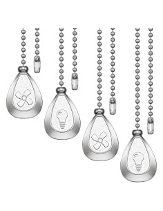 Extensores de Cadena de Tirar Patelai Plata 4 Piezas 30.48 cm