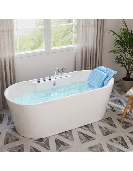Almohada de Baño Completo OMYSTYLE 127x40.64cm Azul Almohada de Baño Completo OMYSTYLE 127x40.64cm Azul