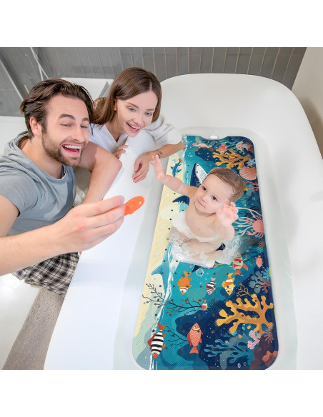 Alfombrilla de Baño Antideslizante XIYUNTE 101.6x40.6cm Ballena Alfombrilla de Baño Antideslizante XIYUNTE 101.6x40.6cm Ballena