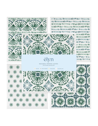 Paños de Cocina ELYN Bohemios Reutilizables 5 Unidades