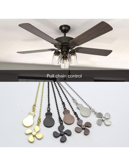 Juego de Cadenas de Tirar para Ventilador de Techo ZE-268S6 30.48 cm Níquel Juego de Cadenas de Tirar para Ventilador de Techo ZE-268S6 30.48 cm Níquel