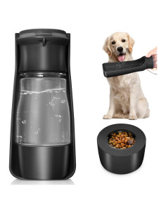 Botella de Agua y Comida para Perros COMTENS 325ml Plegable
