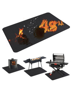 Mats de Parrilla Demiwise 121.92x91.44 cm Impermeable y a Prueba de Fuego