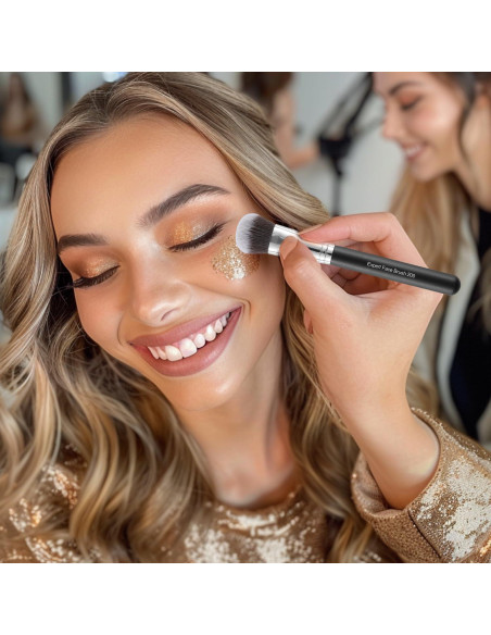 Brocha de Fundación ENERGY 200 - Profesional Vegana Suave