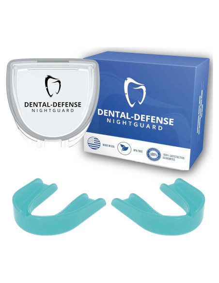Protector Bucal Nocturno Dental Defense - 2 Unidades Aqua Protector Bucal Nocturno Dental Defense - 2 Unidades Aqua