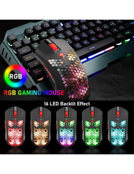 Ratón Gaming Inalámbrico ZIYOU LANG 12000 DPI RGB 69g Ratón Gaming Inalámbrico ZIYOU LANG 12000 DPI RGB 69g