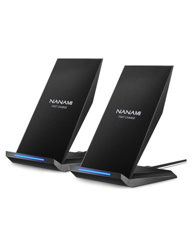 Cargador Inalámbrico Rápido NANAMI Qi 15W - 2 Paquetes