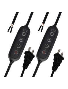 2 Pack Interruptor Regulador Temporizado 1.8m DD BEST 100W