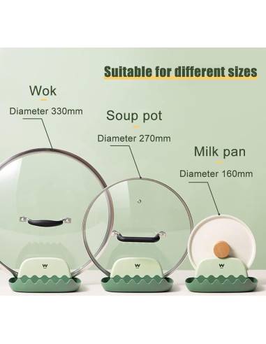 Soporte Multifuncional para Utensilios de Cocina IYOOH - 2 Piezas Verde