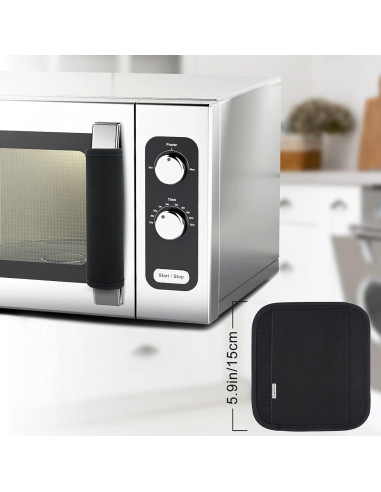 Cubiertas de Mango ZAWAGIIK 7 Piezas Lavables Negro