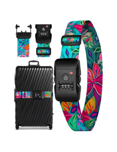 Correa de Equipaje Slohif con Cerradura TSA Ajustable 50-84 cm