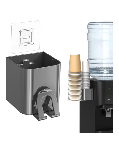 Dispensador de Tazas TOWARDFUN 2 Asientos 59-473 ml Gris