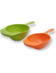 Juego de Coladores de Plástico Handy Housewares - 2 Piezas 2