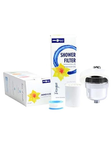 Filtro de Ducha New Wave Enviro Diseño Moderno Cromo