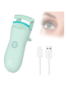 Rizador de Pestañas Eléctrico MLEN DIARY Verde Recargable USB