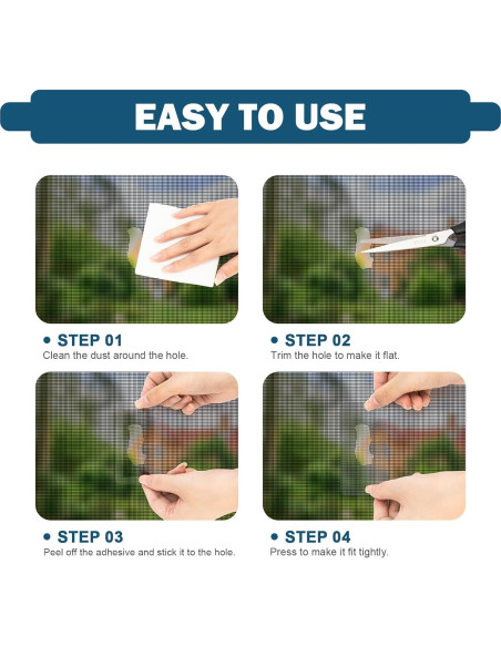 Kit de Reparación de Pantallas BukSuk 24 Parches 10.16cm Negro Kit de Reparación de Pantallas BukSuk 24 Parches 10.16cm Negro