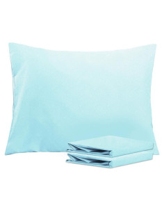 Juego de Fundas de Almohada NTBAY Microfibra Estándar Aqua 2 Piezas