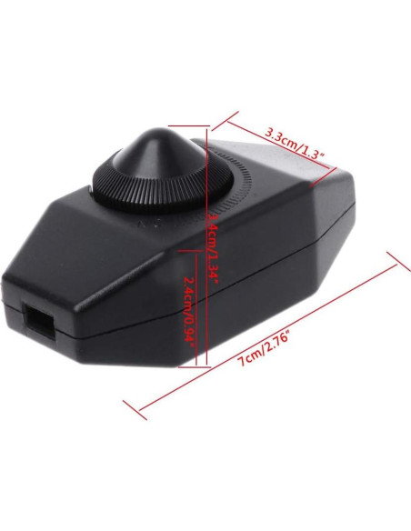 Regulador de Lámpara Táctil Caralin 220V Negro 7x3.3cm Regulador de Lámpara Táctil Caralin 220V Negro 7x3.3cm