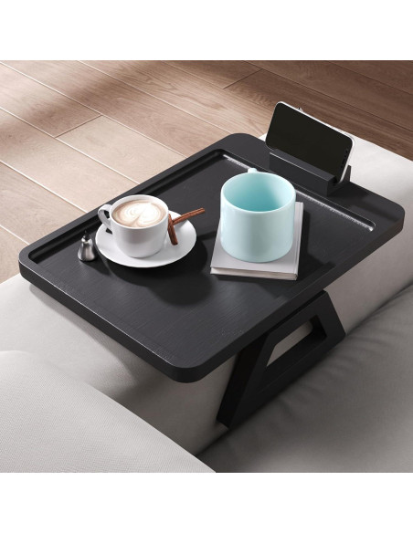 Bandeja para Brazo de Sofá Plegable Danfoxer 32.5x23.9cm Negro Bandeja para Brazo de Sofá Plegable Danfoxer 32.5x23.9cm Negro
