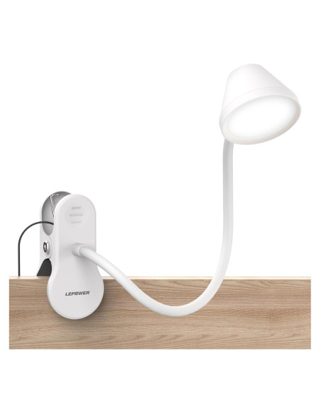 Luz de Clip LEPOWER CL-20 Regulable 300LM Blanco Luz de Clip LEPOWER CL-20 Regulable 300LM Blanco