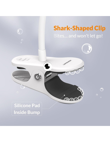 Luz de Clip LEPOWER CL-20 Regulable 300LM Blanco Luz de Clip LEPOWER CL-20 Regulable 300LM Blanco
