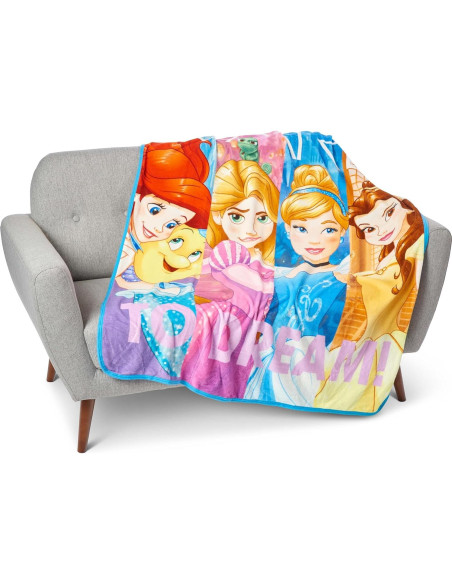 Manta Micro Raschel Disney Soñadores 117 x 152 cm 100% Poliester Manta Micro Raschel Disney Soñadores 117 x 152 cm 100% Poliester