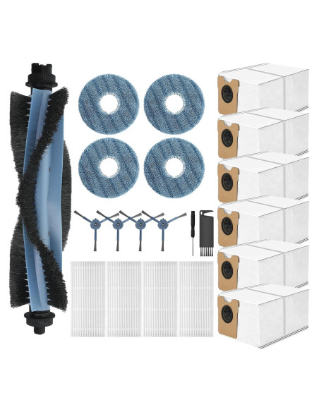 21 Accesorios Reemplazo Eufy Omni C20 - Filtros, Mopas y Cepillos 21 Accesorios Reemplazo Eufy Omni C20 - Filtros, Mopas y Cepillos