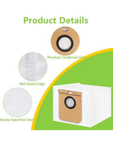 14 Bolsas de Reemplazo BUXEBUX para Eufy L60 / L50 - Desechables