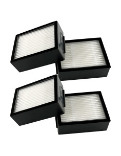 Kit de Filtros HEPA Dttery para iRobot Roomba e, i, j - 4 Unidades