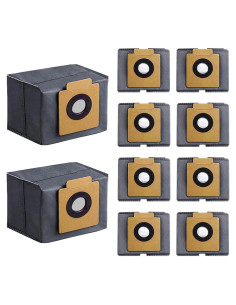 Paquete de 10 bolsas de polvo ZTHY para Eufy X8/X10 Pro