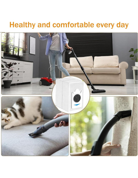 12 Bolsas de Polvo 3L para Ecovacs T30S/X2 Combo - Dranmoner 12 Bolsas de Polvo 3L para Ecovacs T30S/X2 Combo - Dranmoner