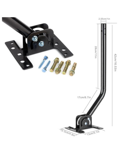 Antena de TV Exterior Digital PBD WA-2608, 150 Millas, 2 TVs