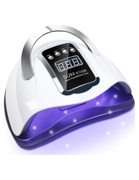 Lámpara de Uñas UV LED Wisdompark 180W con Sensor Automático Lámpara de Uñas UV LED Wisdompark 180W con Sensor Automático