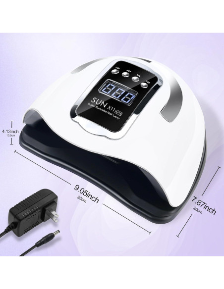Lámpara de Uñas UV LED Wisdompark 180W con Sensor Automático Lámpara de Uñas UV LED Wisdompark 180W con Sensor Automático