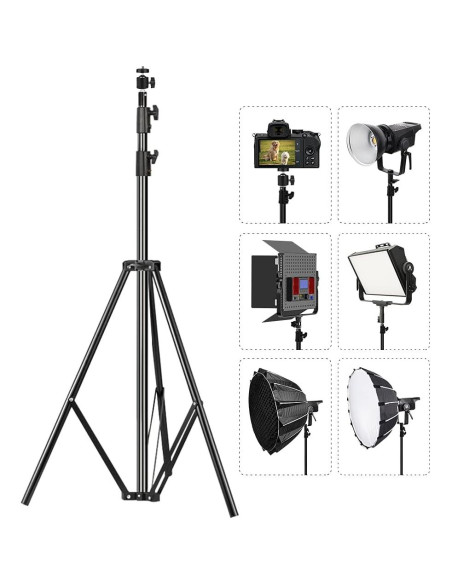 Soporte de Luz Ajustable ITOTIN 2.8m con Amortiguación de Resorte Soporte de Luz Ajustable ITOTIN 2.8m con Amortiguación de Resorte