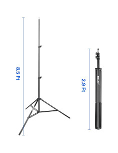 Soporte de Luz Profesional EMART 2.6 m para Fotografía 2