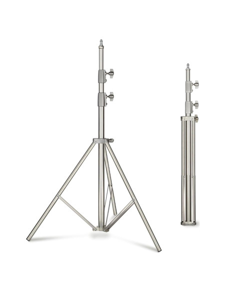 Soporte de Luz Fotográfica Lapgood 2m Acero Inoxidable 10kg Soporte de Luz Fotográfica Lapgood 2m Acero Inoxidable 10kg
