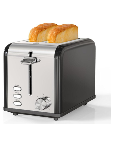 Tostadora Simple Deluxe Acero Inoxidable 2 Rebanadas 6 Niveles Tostadora Simple Deluxe Acero Inoxidable 2 Rebanadas 6 Niveles