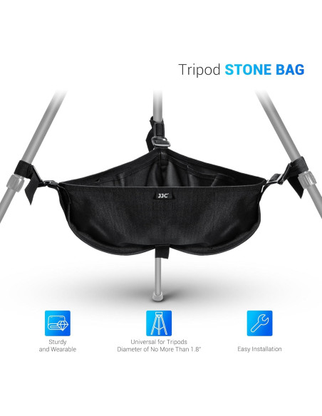 Bolsa de Peso para Trípode JJC TSB-M 20kg Alta Resistencia Bolsa de Peso para Trípode JJC TSB-M 20kg Alta Resistencia