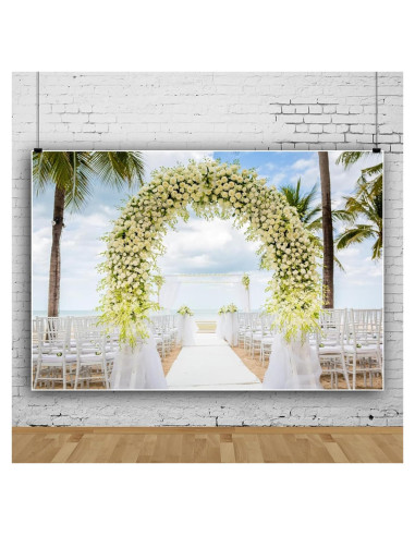 Fondo Fotográfico Vinilo 7x5ft Verde Claro ZARROUEA