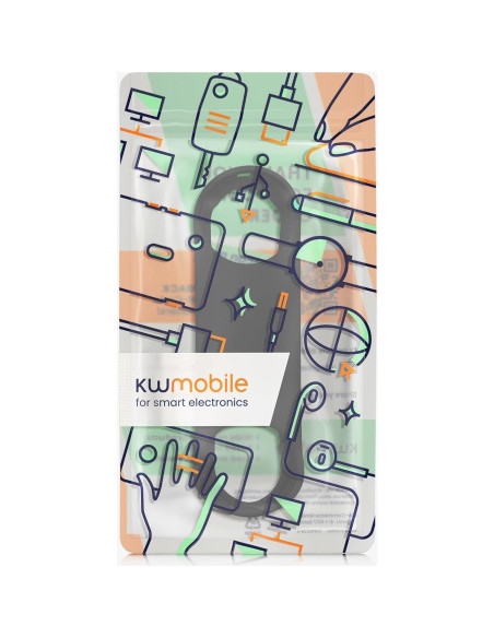 Funda de Silicona kwmobile para Google Nest Doorbell Negra Funda de Silicona kwmobile para Google Nest Doorbell Negra