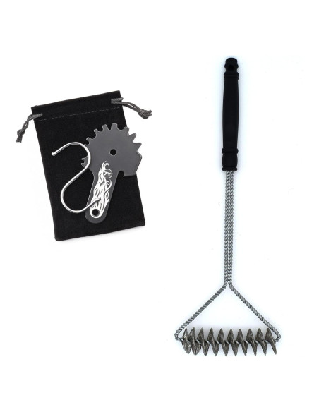 Juego de Herramientas de Limpieza para Parrilla Outset - Cepillo y Raspador Juego de Herramientas de Limpieza para Parrilla Outset - Cepillo y Raspador