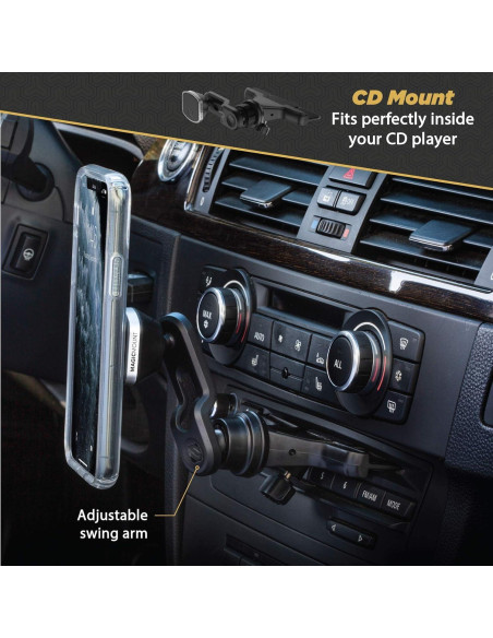 Soporte Magnético para Teléfono Scosche MagicMount Pro 3-en-1 Soporte Magnético para Teléfono Scosche MagicMount Pro 3-en-1