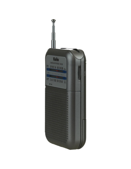 Radio de bolsillo Kaito KA200S AM/FM Gris Ultra Compacta Radio de bolsillo Kaito KA200S AM/FM Gris Ultra Compacta