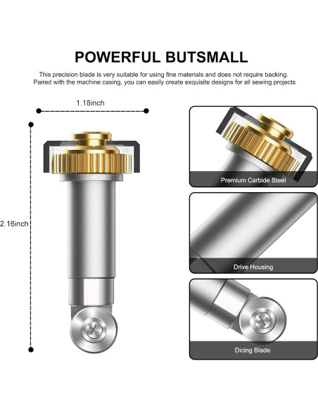 Cuchilla Rotativa UTNVBTR + Carcasa para Maker 3 y 4 - Corte Preciso Cuchilla Rotativa UTNVBTR + Carcasa para Maker 3 y 4 - Corte Preciso