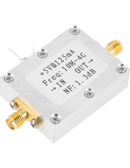Módulo Amplificador RF de Bajo Ruido 21dB TOPINCN 0.01-4GHz Módulo Amplificador RF de Bajo Ruido 21dB TOPINCN 0.01-4GHz