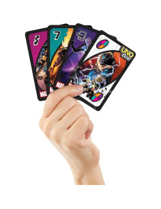 Juego de Cartas UNO Flip! Marvel - Héroes vs Villanos 2
