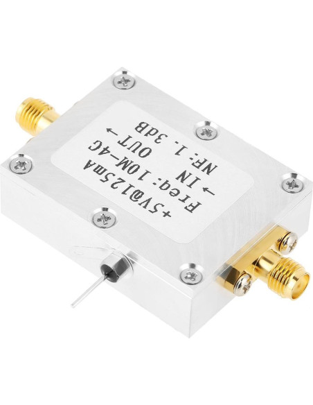 Módulo Amplificador RF de Bajo Ruido 21dB TOPINCN 0.01-4GHz Módulo Amplificador RF de Bajo Ruido 21dB TOPINCN 0.01-4GHz