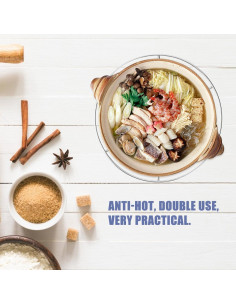 Estante de Vapor Acero Inoxidable Tofficu 16 cm para Ollas 2